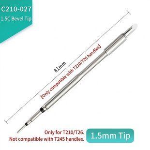 Жало KILUDO для паяльника C210 - C1.5 (скіс 1.5 мм) KILUDO-C210 фото