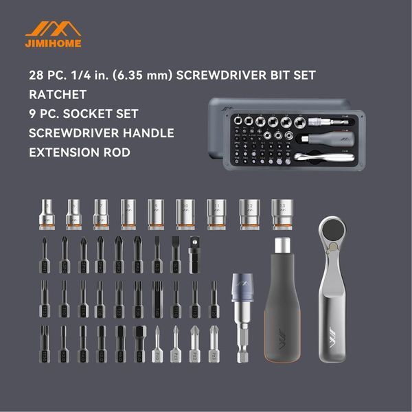 Universal Ratchet Screwdriver Set JimiHome JM-GNT41 41 in 1