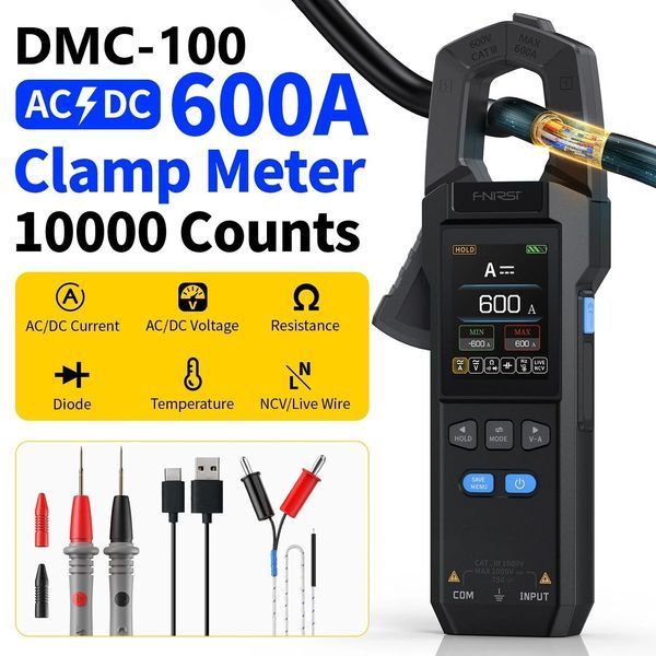 Струмовимірювальні кліщі FNIRSI DMC-100 (з акумулятором) DMC-100 фото