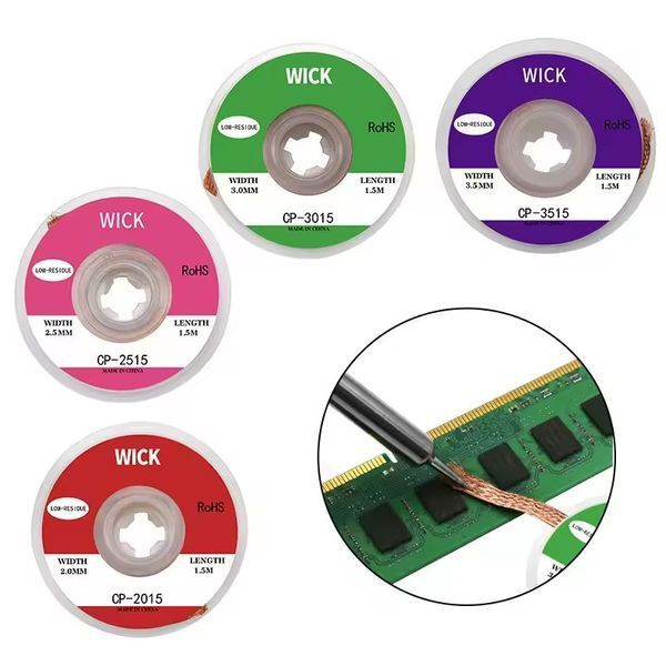 Desoldering Braid Solder Wick 2.0mm x 1.5M CP-2015