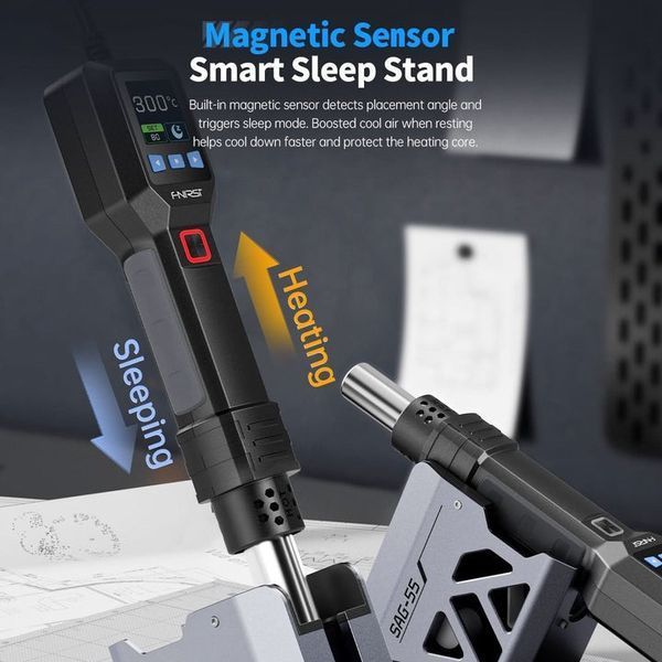 FNIRSI SAG-55 Pro (Max Version, with smart magnetic stand)