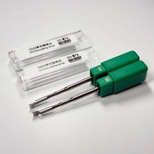 Пара паяльних жал OEM C210 для термопінцету Лопатка 5мм C210-TW-SP50 фото
